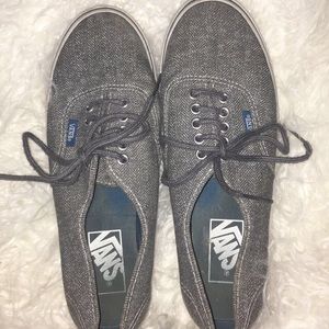 Grey and white classic vans